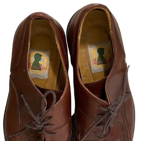 Bacco‎ Bucci Mens Leather Derby Shoes Size 12 Made in Italy Old Money Professor main image 16